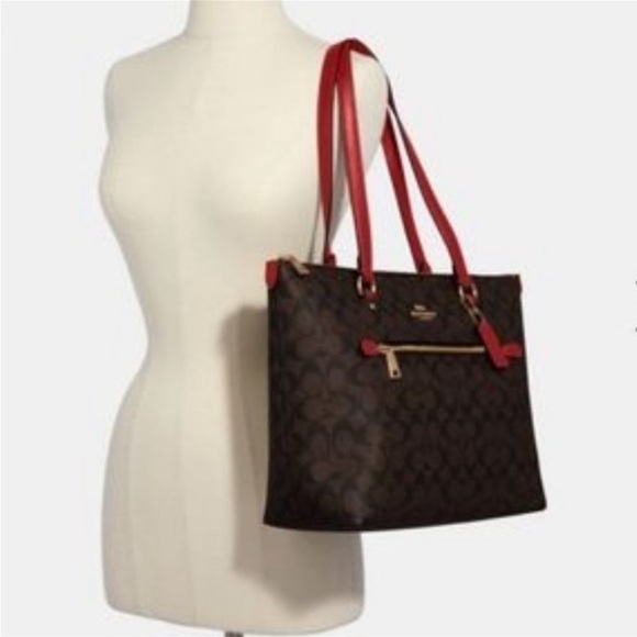 Coach Gallery Tote Shoulder Bag - Picture 5 of 8